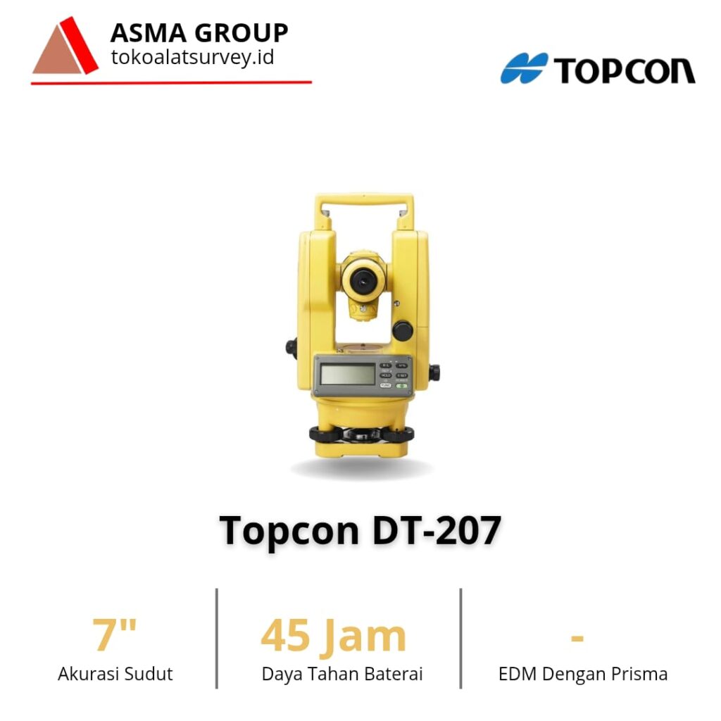 Digital Theodolite Topcon DT-207 (2)