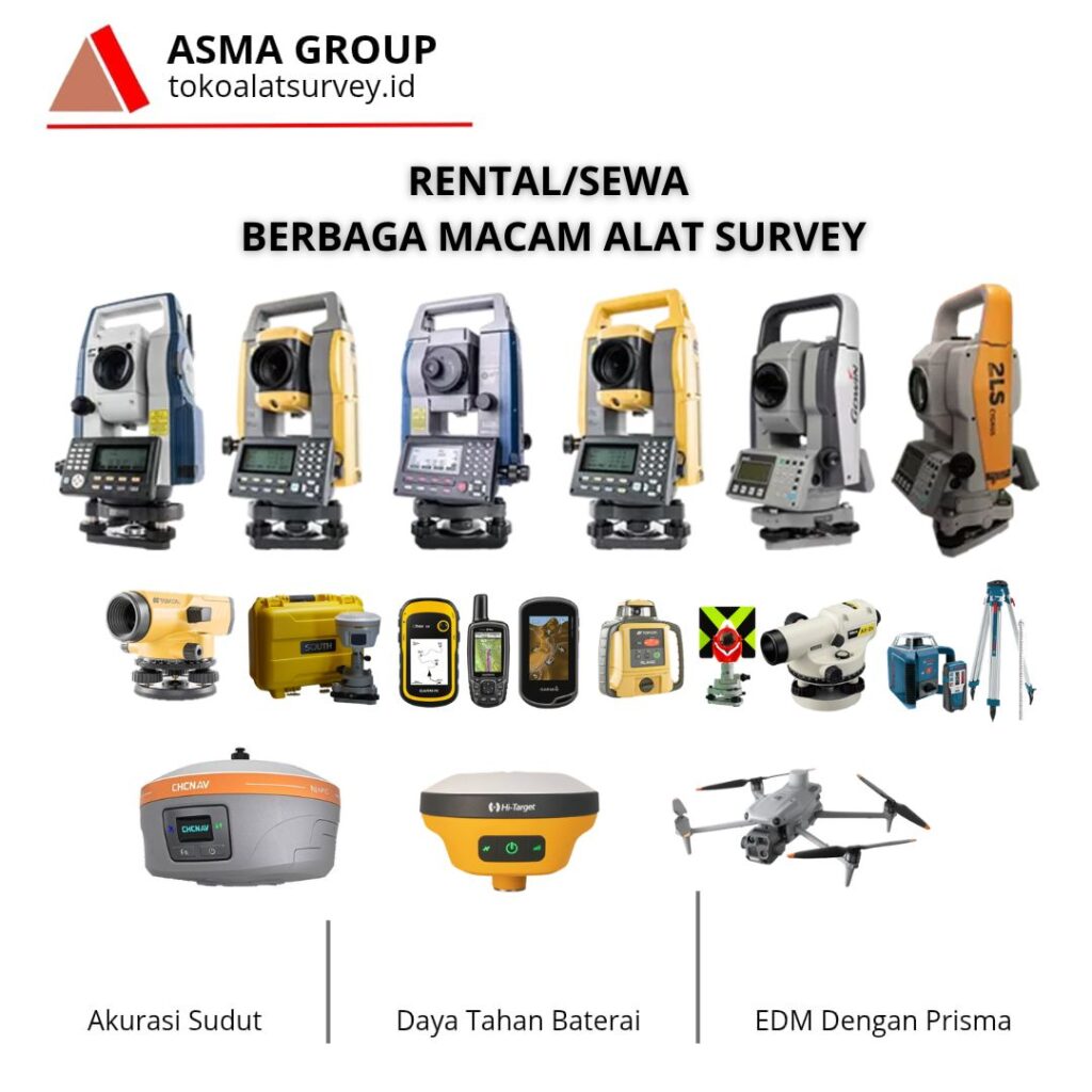 RENTAL BERBAGAI MACAM ALAT SURVEY